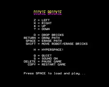 Dickie Brickie Part 1 (19xx)(Micro User)[a][GAME1]